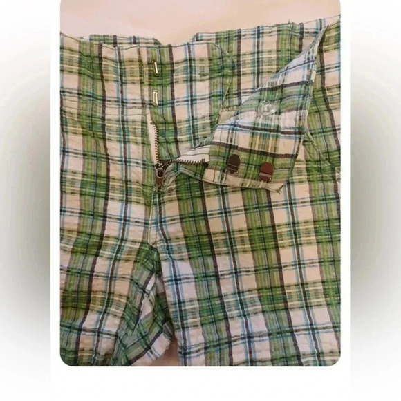 Illegal Jeans Plaid Shorts Size 5 - Picture 4 of 5